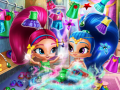 Žaidimas Shimmer ir Shine Spintos Valymas internete