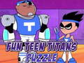 Žaidimas Linksmas Teen Titans Dėlionė internete