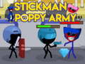 Žaidimas Stickman prieš Poppy armiją internete