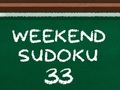 Žaidimas Savaitgalio Sudoku 33 internete