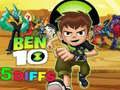 Žaidimas Ben 10 5 Skirtumai internete