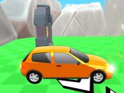 Žaidimas Obby: Treniruotės automobiliu internete