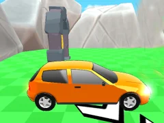 Žaidimas Obby: Treniruotės automobiliu internete