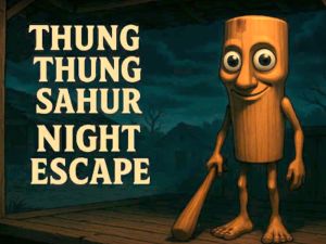 Žaidimas Thung Thung Sahur naktinis pabėgimas internete