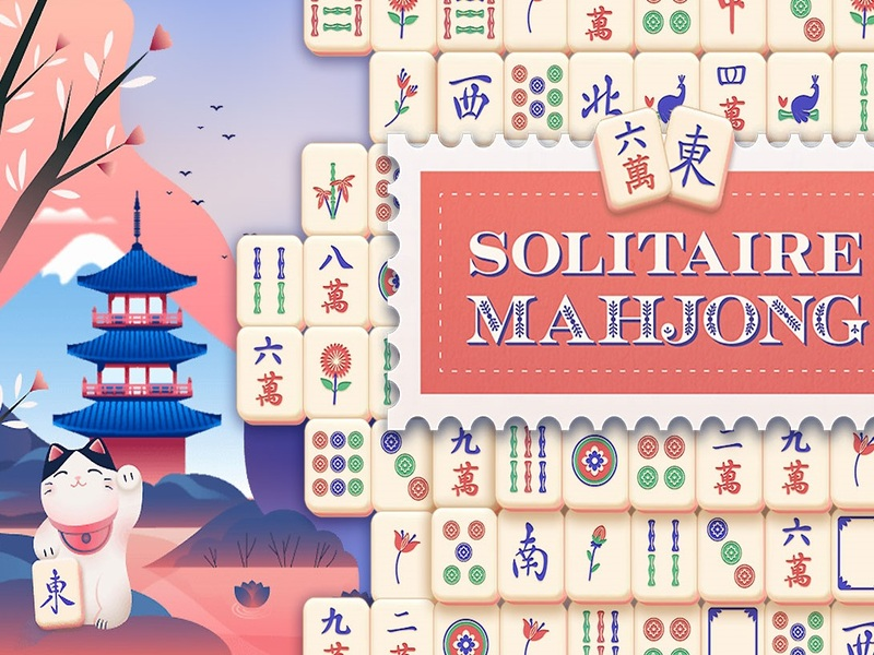 Žaidimas Solitaire Mahjong internete