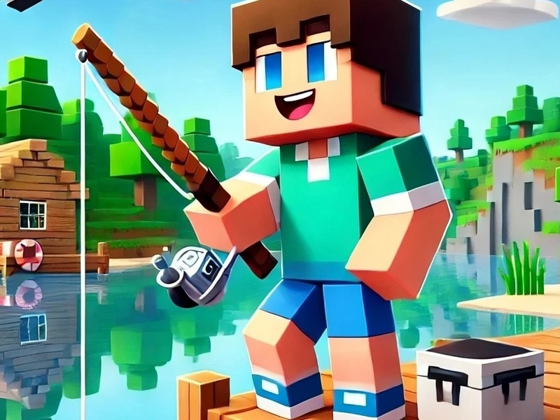 Žaidimas Noob Fun Fishing internete