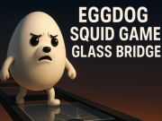 Žaidimas „Eggddog“ kalmarų žaidimo stiklo tiltas internete