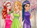 Žaidimas Pavasario princesių suknelių spalvos internete