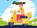 Žaidimas Miestinės Pasivažinėjimai Scooteriu: Dėlionė internete