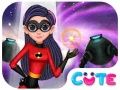 Žaidimas Superherojus Violetinis Mados Fotografija internete