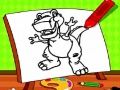Žaidimas Lengvas Vaikų Dinosauro Dažymas internete