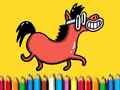 Žaidimas Atgal į mokyklą: Ponio spalvinimo knyga internete