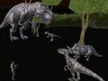 Žaidimas Vidurnakčio Daugiaraitinis Dinosauro Medžioklė internete