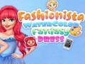 Žaidimas Fashionista: Akvarelės Fantazijos Suknelė internete
