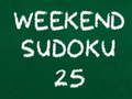 Žaidimas Savaitgalio Sudoku 25 internete