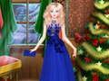 Žaidimas Elsa Frozen: Kalėdų apranga internete