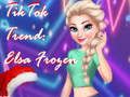 Žaidimas TikTok Tendencija: Elsa Užšaldyta internete
