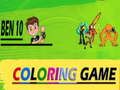 Žaidimas Ben 10 Spalvinimas internete Žaidimas Ben 10 Spalvinimas internete