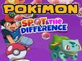 Žaidimas Pokémon Rask skirtumus internete