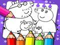 Žaidimas Peppa Pig Spalvinimo Knyga internete