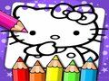 Žaidimas Hello Kitty Spalvinimo knyga internete