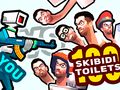 Žaidimas Tu prieš 100 Skibidi tualetų internete