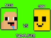 Žaidimas Noob vs Obby Du Žaidėjai internete