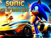 Žaidimas Sonic Bėga už Lamborghini internete