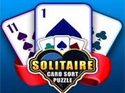 Žaidimas Kortų Rūšiavimo Dėlionė Solitaire internete