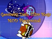 Žaidimas Geometrijos brūkšnys: „Ultra Mega Mod“ žaidimų aikštelė! internete