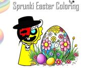 Žaidimas „Spunki“ Velykų dažymas internete