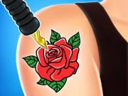 Žaidimas „Ink Shop“ tatuiruočių meno ASMR internete