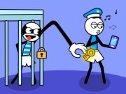 Žaidimas „Stickman Troll Thief“ galvosūkis internete