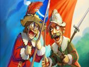 Žaidimas MUSKETEERS GUNPOWDER VS PLIENAS internete