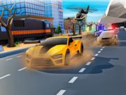 Žaidimas Policijos automobilių chase zigzag pabėgti 3D internete