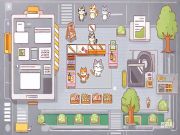 Žaidimas „Cat Mini“ restoranas internete
