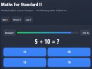 Žaidimas II standarto matematika internete