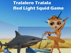 Žaidimas Tralalero Tralala Red Light kalmarų žaidimas internete