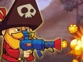 Žaidimas Piratų ir zombių kova internete