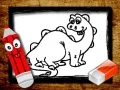 Žaidimas Atgal į mokyklą: Dinosaurobos spalvinimo knyga internete