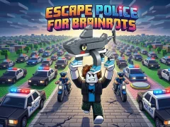 Žaidimas Escape Police for Brainrots internete