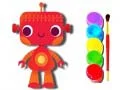 Žaidimas Atgal į mokyklą: Roboto spalvinimo knyga internete