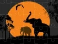 Žaidimas Dramblys Siluetas Dėlionė internete Žaidimas Dramblys Siluetas Dėlionė internete