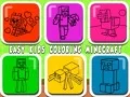 Žaidimas Lengvas vaikų spalvinimas Minecraft internete