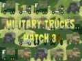 Žaidimas Kariniai Automobiliai Match 3 internete