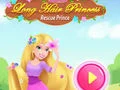 Žaidimas Ilgais plauku princesė gelbėja princą internete