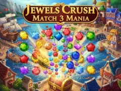 Žaidimas Jewels Crush Match 3 manija internete