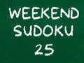Žaidimas Savaitgalio Sudoku 25 internete