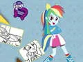 Žaidimas Equestria Girls Spalvinimo Knyga internete Žaidimas Equestria Girls Spalvinimo Knyga internete