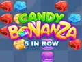 Žaidimas Candy Bonanza: 5 Vienoje Eilėje internete Žaidimas Candy Bonanza: 5 Vienoje Eilėje internete